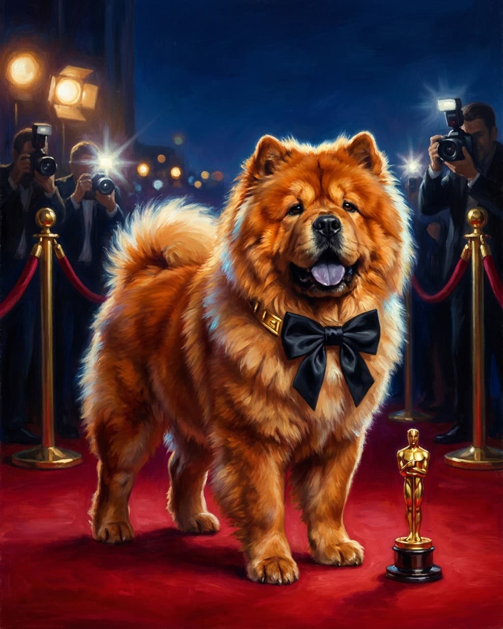 Pet memorial portrait in classical art style