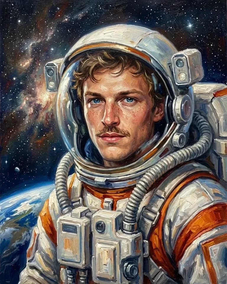Astronaut Explorer style sample